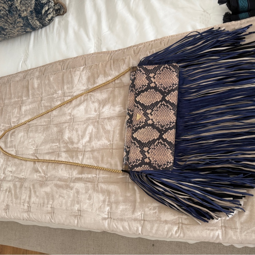 Sam Edelman Cross Body Bag with Fringe NWT - Picture 7 of 8